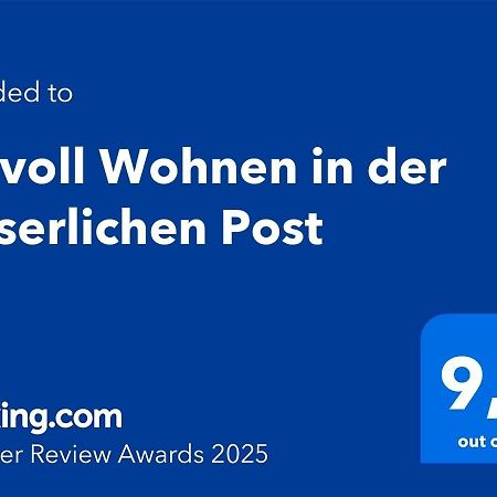 Stilvoll Wohnen In Der Kaiserlichen Post Westerstede Eksteriør billede